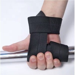 CHPN - PowerLifting straps - Straps voor liften - Crossfit straps - Fitness straps - 1 paar - Zwart - Nylon - Universeel - Gewichtheffen