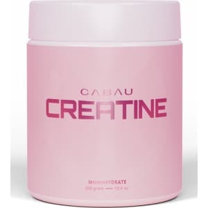 Cabau Creatine - 300 grams - Voor meer kracht en betere prestaties - Stimuleert spiergroei & (vetvrije) spiermassa