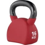 Care Fitness - Kettlebell - Gewicht 16KG Rood - Kunststof - Crossfit/ Functional Fitness