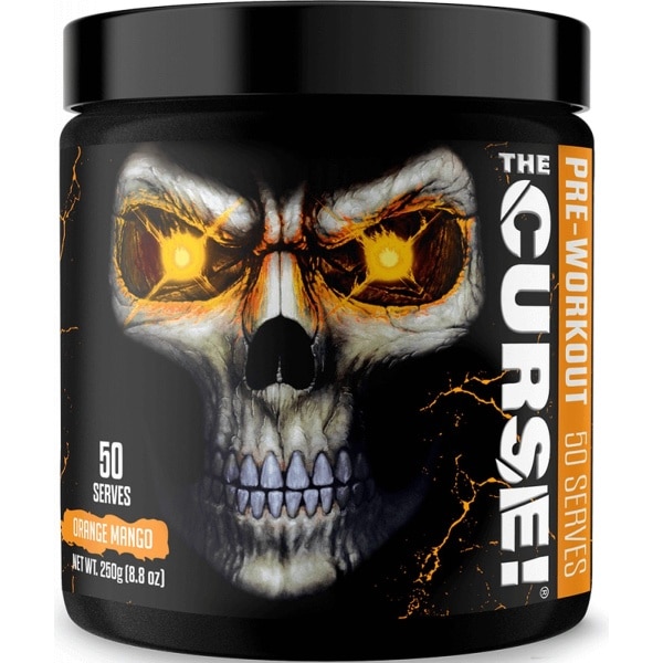 Cobra Labs The Curse - Pre-workout / Cafeïnepoeder - Sinaasappel Mango - 250 Gram (50 Doseringen) - 1 Pot