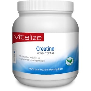 Creatine Monohydraat 500 gram - Stimuleert spiergroei/spiermassa - Stimuleert spiergroei/ spiermassa bij explosieve krachtinspanningen1 - Vitalize