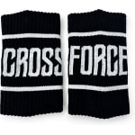 CrossForce 2 Stuks Zweetbanden voor Pols - Polsband - Zweet Wrist Wraps - Unisex Volwassenen - Zwart & Wit - Sport - Fitness - CrossFit