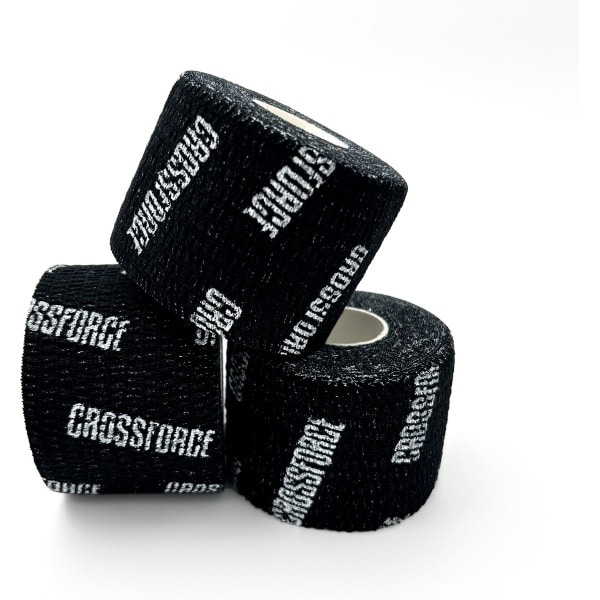CrossForce Grip Tape voor CrossFit, Weightlifting, Fitness & Sport - Hookgrip - Hooktape - 3 per verpakking - Per Rol 4.5 Meter x 5 cm