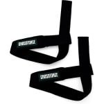 CrossForce Lifting Straps 2 Stuks - Lifting Grips - Powerlifting - CrossFit - Fitness - Krachttraining - Zwart met Groen - OneSize - Per 2 Stuks