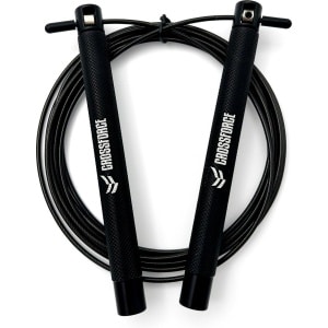 CrossForce Speedrope AirForce 1 - Springtouw - Speedrope - Professioneel Crossfit en fitness springtouw - Zwart - conditie & krachttraining