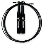 CrossForce Speedrope Lightning || - Springtouw - Speedrope - Professioneel Crossfit en fitness springtouw - Zwart - conditie & krachttraining