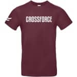 CrossForce Sport T-Shirt Unisex - CrossFit & Fitness - Sportkleding Unisex - Fitnesskleding - Gymkleding - Sportwear - Rood & Wit - MAAT XS