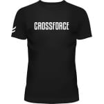 CrossForce Sport T-Shirt Unisex - CrossFit & Fitness - Sportkleding Unisex - Fitnesskleding - Gymkleding - Sportwear - Zwart & Wit - MAAT M