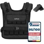 DH FitLife Verstelbaar Gewichtsvest 10 KG/20 KG, Compact en Stabiel voor Spieropbouw en Krachttraining, Verzwaarde vest, Hardloopvest voor Dames en Heren, Fitnessvest, Trainingsvest