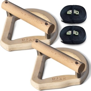 DJAK - Gymnastic Rings - Parallettes - Calisthenics - Crossfit - Turnringen - Push Ups - Handstand - Core - Opdruksteunen - Gymnastiek Ringen