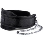 Dip riem met ketting en karabijnhaken voor bodybuilding krachttraining - gewicht riem voor gewichtheffen nek trainer