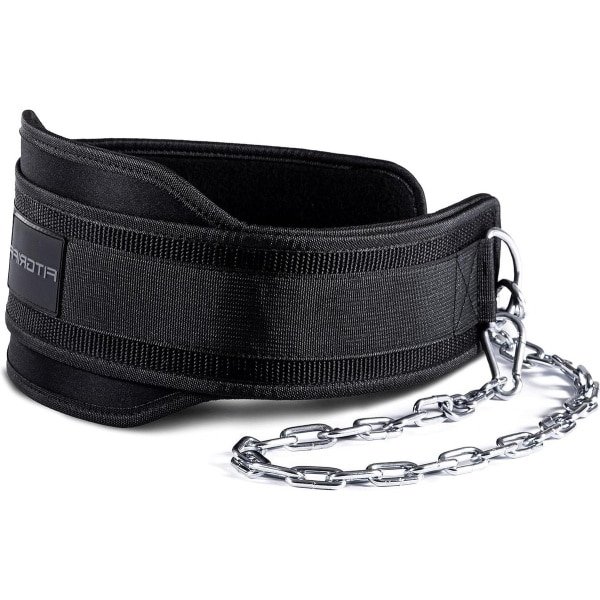 Dip riem met ketting en karabijnhaken voor bodybuilding krachttraining - gewicht riem voor gewichtheffen nek trainer