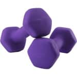 Dumbbells Set Van 2, Dumbbells, Met Matte Coating Neopreen, Antislip, Fitness, Krachttraining, Home Gym