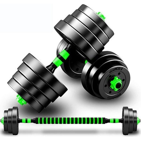 Dumbbells - Verstelbare dumbbell set 10kg (5kg*2) - 1 paar - Halterset voor mannen en vrouwen - Krachttraining thuis fitness - Lange halters - Home gym training