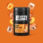 ESN pre-workout CRANK PUMP PRO (450g) smaak: Peach Iced Tea