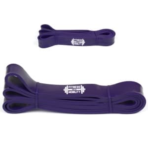 Elastiek fitness - CKB ltd resistance band weerstandsband sport powerband weerstand banden pull up power elastieken tube paars gewichten weerstandsbanden set dumbells weerstandbanden weerstandband krachttraining builder bands trainer dipping 45 kg