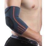 Elleboogbrace | elbow sleeve | elleboogband | elleboog bescherming | crossfit | fitness | powerliften | basketbal | tennis |compressieband | maat L - LET OP: Valt groot!