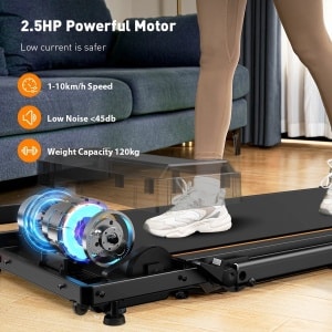 Exitosas loopband - hometrainer - fitness - stille motor - 100x38 cm loopgebied - afstandsbediening - LED scherm - gewichtsverlies