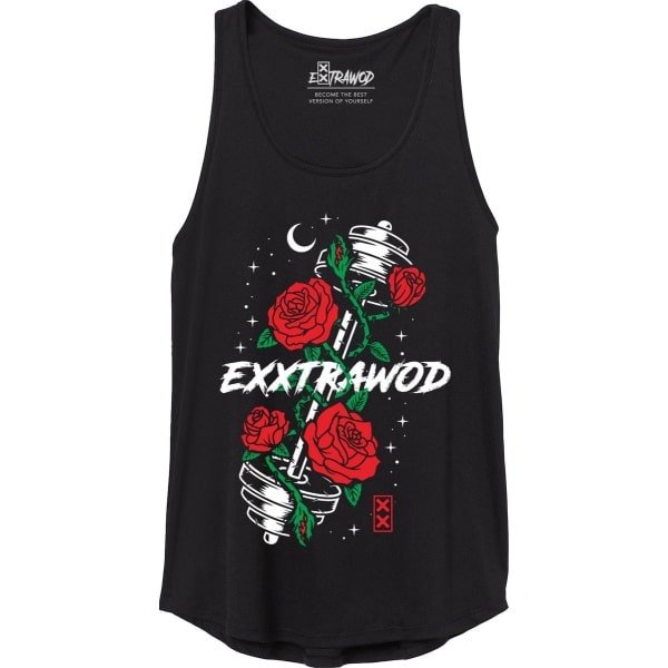 Exxtrawod Barbell Women's Tank Top Crossfit Training Maat XL