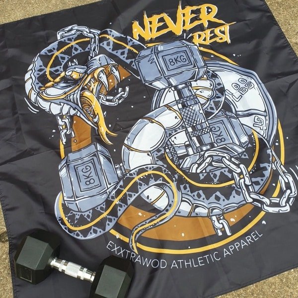 Exxtrawod Gym Banner Flag Crossfit training