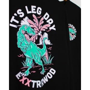 Exxtrawod It's Leg day Unisex T-shirt Crossfit Tee Maat XS