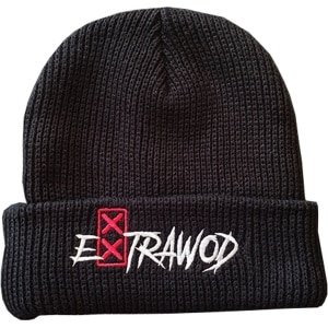Exxtrawod Logo Knitted Muts Unisex Crossfit Training One Size
