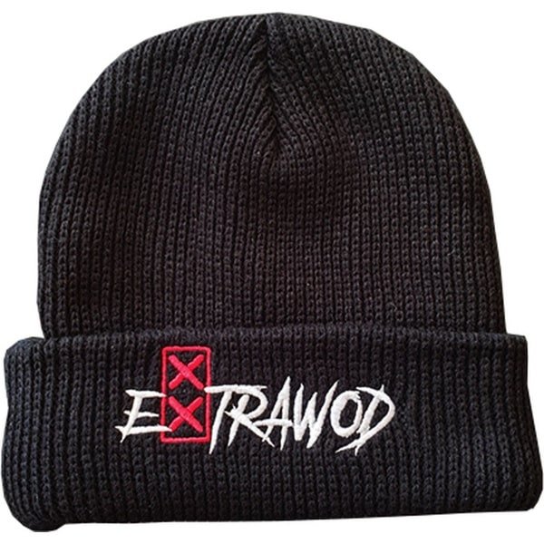 Exxtrawod Logo Knitted Muts Unisex Crossfit Training One Size