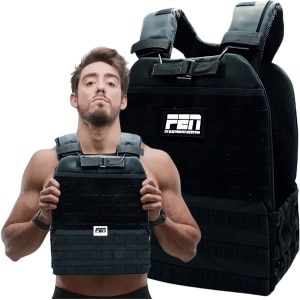 FEN Platecarrier - One Size - Geschikt voor CrossFit - Strongman - Zwart - Gewichtsvest - Krachttraining - Fitness