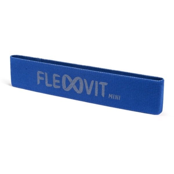 FLEXVIT Mini Band Blauw Erg Sterk | Weerstandsbundel voor Krachttraining, Revalidatie & Fysiotherapie | 6 Weerstandsniveaus | Geschikt voor Thuisfitness en Sport