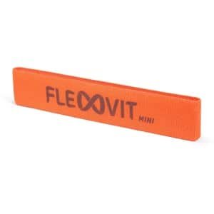 FLEXVIT Mini Band Oranje Licht | Weerstandsbundel voor Krachttraining, Revalidatie & Fysiotherapie | 6 Weerstandsniveaus | Geschikt voor Thuisfitness en Sport