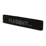 FLEXVIT Mini Band Zwart Extra Sterk | Weerstandsbundel voor Krachttraining, Revalidatie & Fysiotherapie | 6 Weerstandsniveaus | Geschikt voor Thuisfitness en Sport