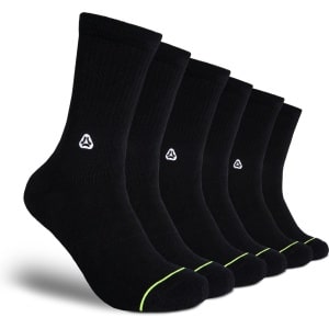 FLINCK Pro Sportsokken Essentials (3-Pack) Zwart - Maat 42-44 - Superieure Kwaliteit - Unisex - Naadloos Ontwerp voor Crossfit, Hardlopen, Fitness, Fietsen en meer