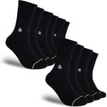 FLINCK Pro Sportsokken Essentials (5-Pack) Zwart - Maat 42-44 - Superieure Kwaliteit - Unisex - Naadloos Ontwerp voor Crossfit, Hardlopen, Fitness, Fietsen en meer