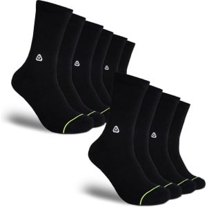 FLINCK Pro Sportsokken Essentials (5-Pack) Zwart - Maat 42-44 - Superieure Kwaliteit - Unisex - Naadloos Ontwerp voor Crossfit, Hardlopen, Fitness, Fietsen en meer