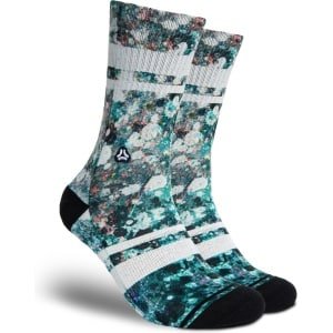 FLINCK Sportsokken - AbsTract - Maat 45-48 - Unisex - Heren Sokken - Dames Sokken - Naadloze sokken - Crossfit Sokken - Hardloop Sokken - Fitness Sokken - Fietssokken