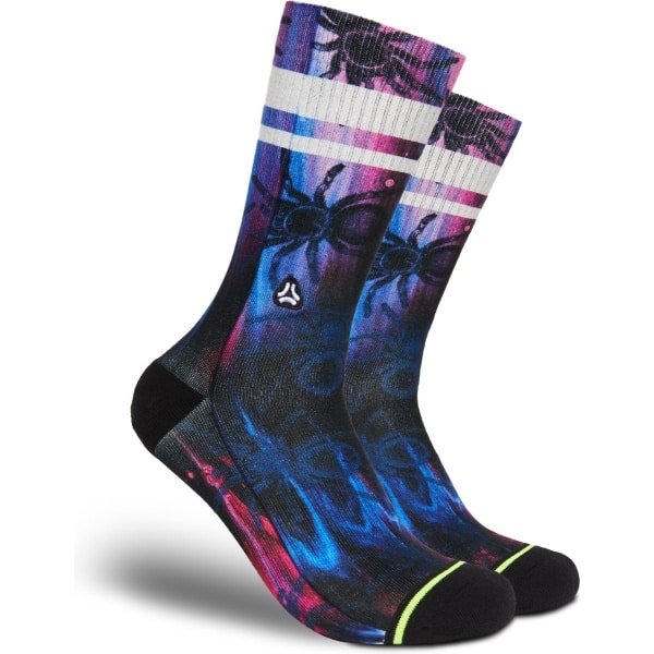 FLINCK Sportsokken - Arachnophobia - Maat 39-41 - Unisex - Heren Sokken - Dames Sokken - Naadloze sokken - Crossfit Sokken - Hardloop Sokken - Fitness Sokken - Fietssokken