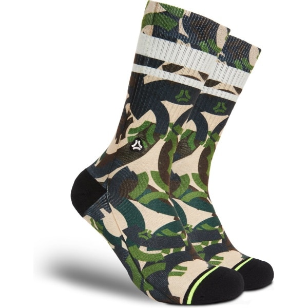 FLINCK Sportsokken - Army Camo - Maat 36-38 - Unisex - Heren Sokken - Dames Sokken - Naadloze sokken - Crossfit Sokken - Hardloop Sokken - Fitness Sokken - Fietssokken
