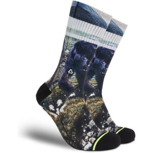 FLINCK Sportsokken - Black Panther - Maat 45-48 - Unisex - Heren Sokken - Dames Sokken - Naadloze sokken - Crossfit Sokken - Hardloop Sokken - Fitness Sokken - Fietssokken - Vaderdag Cadeau