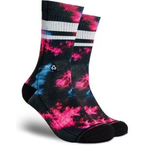 FLINCK Sportsokken - Dark Matter Pink - Maat 45-48 - Unisex - Heren Sokken - Dames Sokken - Naadloze sokken - Crossfit Sokken - Hardloop Sokken - Fitness Sokken - Fietssokken