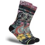 FLINCK Sportsokken - Irezumi Tattoo - Maat 45-48 - Unisex - Heren Sokken - Dames Sokken - Naadloze sokken - Crossfit Sokken - Hardloop Sokken - Fitness Sokken - Fietssokken