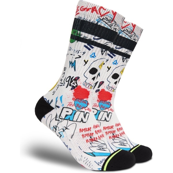 FLINCK Sportsokken - Pain Cave - Maat 36-38 - Unisex - Heren Sokken - Dames Sokken - Naadloze sokken - Crossfit Sokken - Hardloop Sokken - Fitness Sokken - Fietssokken