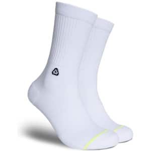 FLINCK Sportsokken Wit - Essentials White - Maat 42-44 - Unisex - Heren Sokken - Dames Sokken - Naadloze sokken - Crossfit Sokken - Hardloop Sokken - Fitness Sokken - Fietssokken