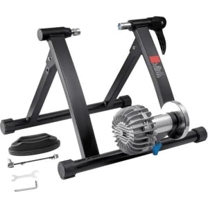 Fietstrainer - Bike Trainer Stand - Hometrainer - Indoor Bike Trainer - High Performance Rolling Bench Bike - MagneticNomal - Fluid Stationair Bike Stand - Fluid Vliegwiel Draagbaar Fietsenrek