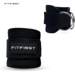 FitFirst Ankle Straps Met Extra Padding | Enkel Straps Met D Ringen Voor Meer Comfort| Fitness Enkelband | Fitness en Krachttraining Enkelband