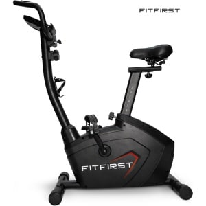 FitFirst Hometrainer Rider 5 | Ingebouwde Hartslagmeter | Magnetische Weerstand | Makkelijk verrijdbaar | In hoogte en zitafstand verstelbaar | Fitness Fiets |