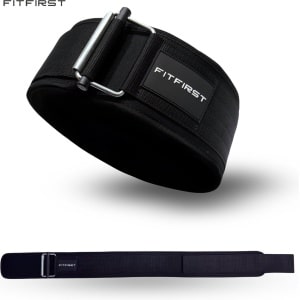 FitFirst Lifting Belt | Fitnessriem | Powerliftriem | Deadlift Belt | Crossfit Belt| Extra support | XL