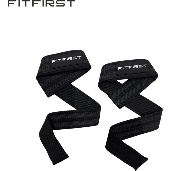 FitFirst Lifting Straps met Extra Grip | Lifting Grips | Fitness, Crossfit en Krachttraining | Lift Straps | Deadlift Straps