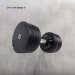 FitFirst Verstelbare Dumbbell - 24 kg - 2 tot 24 kg Per 1 kg - Ruimtebesparend - Thuisgym Krachttraining - Zwart