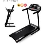 FitFirst® Runner 1-12km/u - Inklapbare Loopband - Verstelbare Hellingshoek tot 5% - Met Apps - FitShow, KinoMap & Zwift - Zeer Stabiel - Ruim Loopoppervlak