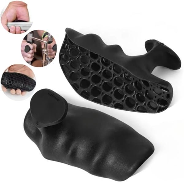 Fitness Krachttraining Grips - 2 Stuks - Zwart - Breaking Limits Power Grips - Lifting Straps - Deadlift Straps - Lift Straps - Lifting Grips - Fitness - Krachttraining